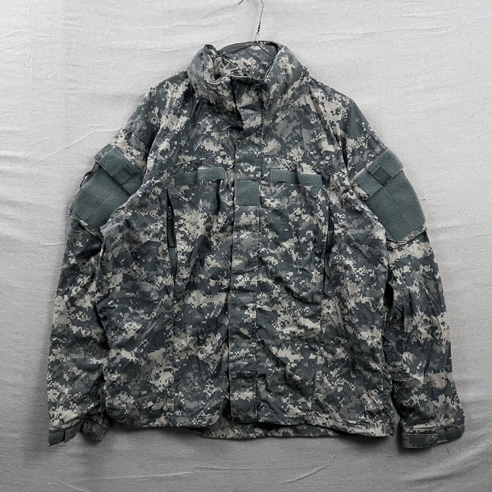 Barrier Wear Soft Shell Cold Weather Jacket Mens L-L Digital Camo Tactical ACU